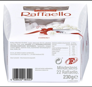 Acheter Ferrero <span class=keywords><strong>Raffaello</strong></span> Chocolat Doux - Product Image 2