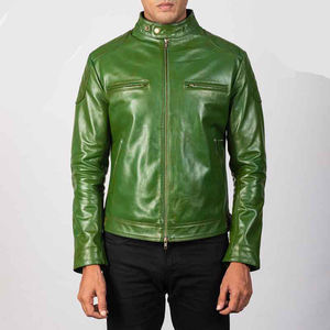 Chaqueta de Cuero 100% Piel de Vaca Auténtica Personalizada 2026 para Hombre, de Alta Calidad, Resistente al Agua, Estilo Universitario, Cuello Alto, Talla Grande - Product Image 6