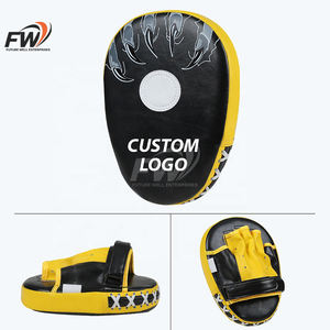 Guantes de Boxeo Personalizados de Alta Calidad, Ecológicos y Duraderos, Almohadillas de Entrenamiento de Piel Sintética con Diseño de Logotipo Personalizado y Forma Curva - Product Image 4