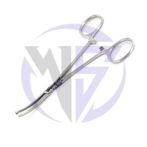 Pinzas Hemostáticas Curvas Kocher OEM, Tamaño Personalizado 14/16 cm, Acero Inoxidable Quirúrgico, Suministro de Fábrica, Instrumentos Wenquar - Product Image 2