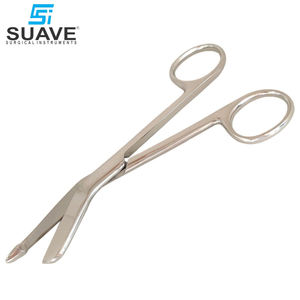 Tijeras Quirúrgicas de Acero Inoxidable para Hospital, 2026, 15 cm, con Puntas de Seguridad, por SUAVE SURGICAL INSTRUMENTS - Product Image 4