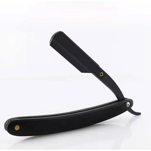 Venta al por mayor Nuevas Tendencias Barber Razor Reutilizable Single Blade Feature Professional Salon Barber Straight Razor - Product Image 1