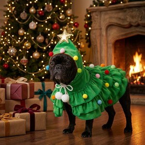 Wan Talk Automne Hiver – Nouvelle <span class=keywords><strong>Cape</strong></span> Chaude Créative en Polyester Bicolore pour Chats et Chiens – Vêtements Personnalisés pour Animaux de Compagnie pour les Fêtes - Product Image 2
