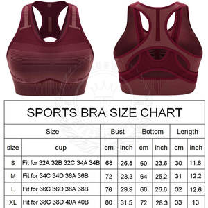 Low Price Best Selling Women's High Support Breathable Sports Bra <b>Adjustable</b> <b>Straps</b> Front Logo Quick Dry Yoga Adults Removable - Product Image 6
