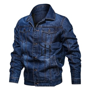 2025 Vintage en détresse Denim vestes pour hommes haute qualité plaine jean vestes nouvelle mode en gros hiver saison vente en ligne - Product Image 1
