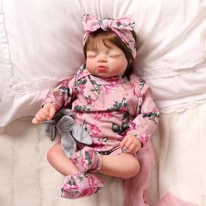 Muñeca Bebé Reborn Babeside Tobey de 17 Pulgadas, con Extremidades de Vinilo, Cuerpo de Tela Suave, Muñeca Bebé Reborn Dormida - Product Image 3