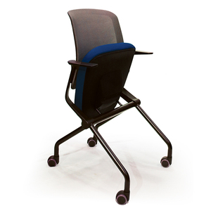 Premium Revolving Lift Office Chair with Foam & Fabric Adjustable Headrest Foldable for Home & Bedroom Use - Product Image 4
