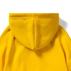 Sweat-shirt à capuche pour homme, style streetwear décontracté, épaules tombantes, respirant, jaune moutarde Olid - Product Image 5