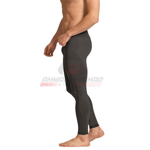 Leggings de yoga respirants à séchage rapide personnalisés OME, taille plus, vêtements pour hommes, élasthanne/polyester, taille élastique - Product Image 4