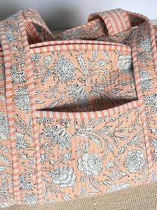 Jaipur Bolsa de viaje acolchada de algodón Colección de bolsas de lona del fabricante - Product Image 4