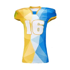 Uniformes de football américain personnalisés de haute qualité en gros maillots imprimés bon marché dans les dernières chemises de style américain - Product Image 2