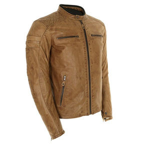 Veste en cuir pour hommes moto imperméable en gros nouvelle mode moto équitation pour hommes veste en cuir à prix raisonnable - Product Image 6