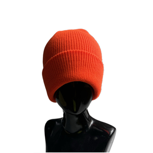 Chapeau beanie en tricot tendance, chaud, doux, confortable, doublé en polaire, bonnet extensible, élégant, pour l'extérieur, par temps froid, pour l'hiver - Product Image 5