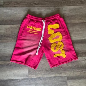 Custom French Terry Gym Shorts Heavyweight 100% Algodón Serigrafía Streetwear Vintage Sun Faded Acid Wash Shorts para hombres - Product Image 4