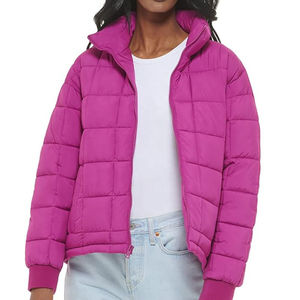 Chaqueta Acolchada con Estampado Moderno para Mujer, Cómoda y Transpirable, con Bolsillo con Cremallera, Mangas Cortas y Largas para Invierno 2026 - Product Image 5