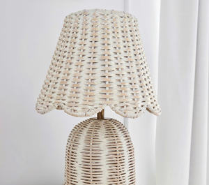 Handmade Natural Wicker Rattan Mushroom Table Lampshade Light <b>Bedroom</b> Living Room Decorative Night <b>Chandeliers</b> & Pendant Lights - Product Image 3