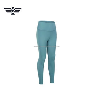 Meilleurs vêtements de sport pour femmes de haute qualité, ensembles de fitness et de yoga à taille haute, élastiques, respirants, leggings de sport en spandex/nylon extensible - Product Image 1
