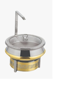 Plat de service en cuivre avec un design écologique et des étagères/étagères réglables pour un service alimentaire sûr et hygiénique - Product Image 4