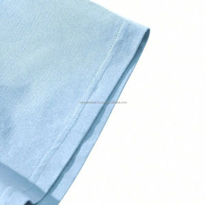 Camisetas de algodón con logotipo en relieve para hombre de alta calidad, camiseta de verano a la venta, Camiseta de punto para hombre - Product Image 6