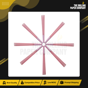 Exportador de Indonesia de Conos Pre-Enrollados de Papel de Color Rosa Impresos Personalizados, Orgánicos y de Buena Calidad para Fumar, 109/26 mm, en Venta - Product Image 6