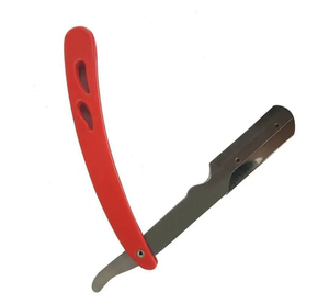 Salon professionnel barbier rasoir droit en acier inoxydable coupe gorge longue poignée rasage rasoir manuel Salon de coiffure - Product Image 3