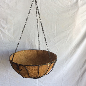 Bol en bois fait main en fibre de coco écologique naturel personnalisé pour fleur - Product Image 4