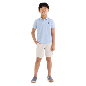 2025 Servicio OEM Polos a rayas para niños Verano Slim Fit Polos para niños Diseño personalizado Polos de moda de BD - Product Image 5