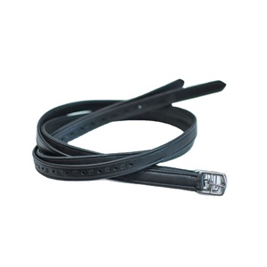 Precio al por mayor, estribos de cuero de acero inoxidable ecuestre, uso deportivo para montar a caballo con hebillas resistentes y duraderas - Product Image 2