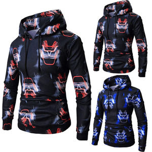 Sudaderas con Capucha Blancas de Poliéster para Hombre, Personalizadas al por Mayor, para Sublimación, Ropa Casual, Sudadera con Capucha Cálida de Invierno para Hombre - Product Image 5