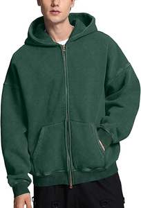 Sudaderas con capucha de lavado ácido informales para hombre, ropa de invierno, sudaderas con capucha de lavado ácido informales de Color sólido, ropa de moda, sudaderas con capucha de lavado ácido ajustadas para hombre - Product Image 2