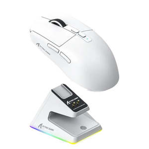 Ergonomic Lightweight Wireless Gaming <b>Mouse</b> 2.4G Interface Optical Sensor USB Connection FCC Certified Battery Power Source - Product Image 1