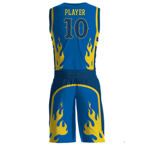 Kit d'uniforme de basket-ball respirant à séchage rapide pour hommes Vêtements de sport en gros Bsci Maillots sublimés avec logo imprimé Style pour garçons - Product Image 2
