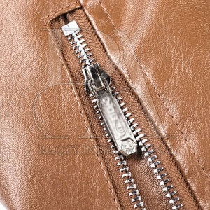 Chaqueta de motorista para hombre, con cierre de cremallera, elegante, duradera, con cierre de cremallera, chaqueta de motorista para hombre - Product Image 2