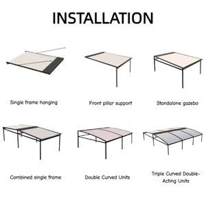 <span class=keywords><strong>Toldo</strong></span> impermeable para exteriores con techo retráctil de aluminio <span class=keywords><strong>Toldo</strong></span> retráctil para jardín motorizado - Product Image 5