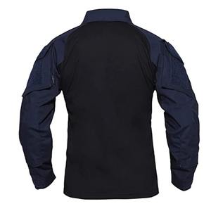 Top vente uniformes costume élégant chemise d'extérieur respirant à manches longues logo personnalisé chemise pour hommes veste à manches longues - Product Image 4