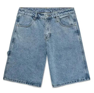 Customized <b>Men</b> Zipper Fly Loose Fit <b>Baggy</b> 100%Cotton Heavyweight Denim <b>Mens</b> Pants <b>Baggy</b> Jean <b>Shorts</b> - Product Image 3