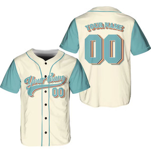 Maillot de baseball à rayures respirant personnalisable Design par sublimation pour vêtements de softball Maillot de baseball en matériau de haute qualité - Product Image 1