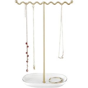 Vente chaude Bijoux En Métal Stand Haute Qualité Nouvelle Arrivée Porte-Bijoux En Métal Dernière Conception pour Chambre et Table Portable - Product Image 2