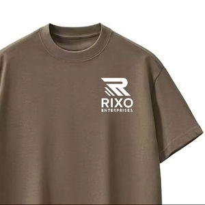 T-shirt à manches courtes à col rond, coupe classique, personnalisé, 100% coton, tissu tricoté, style décontracté, respirant, séchage rapide, écologique, numérique - Product Image 4