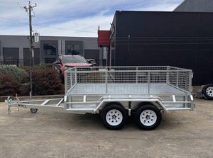 Remorque galvanisée robuste à double essieu 10x5 avec cage de 3 pieds, capacité de charge de 1001-2000 kg, origine Michigan, à vendre à Melbourne - Product Image 5