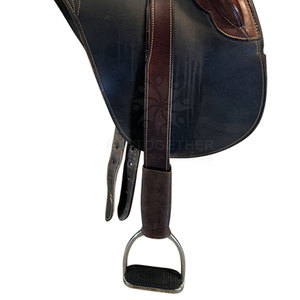 Selle de cheval en cuir de luxe avec siège confortable pour cavaliers professionnels, entraînement quotidien et utilisation en extérieur. - Product Image 6