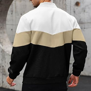 Chaqueta de béisbol con bordado y logotipo personalizado al por mayor, chaqueta deportiva holgada BOXY VARSITY para hombre, subida por Dress Sports - Product Image 4