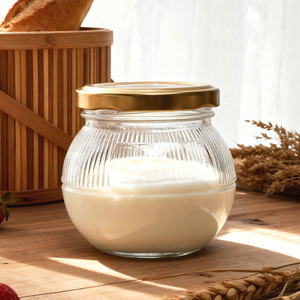 Bouteilles d'emballage en verre transparent pour nid d'oiseau de 50/75/100 ml, pots de stockage de miel en verre scellés avec couvercle/capuchon à vis en métal - Product Image 1