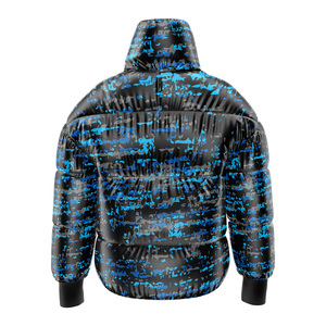 Chaqueta Acolchada Ligera e Impermeable con Cuello Alto, Personalizada con Diseño 3D Impreso por Transferencia de Calor, Ropa Exterior Cortavientos - Product Image 2