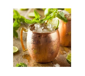 La mejor taza de mula de cobre orgánico martillado antiguo hecha de 100% tazas de mula de Moscú de cobre puro, Juego de 2 tazas, la mejor oferta hecha en la India - Product Image 6