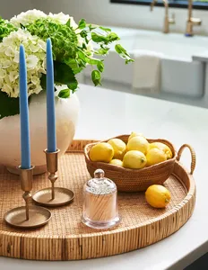 Meilleure qualité grand dîner bougeoir fait à la main en métal plaqué or fer fantaisie forme classique vaisselle bougeoir noël - Product Image 3