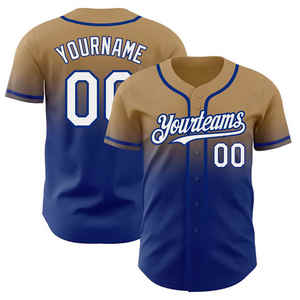 Vente en gros OEM Maillot de baseball grande taille respirant imprimé sur mesure Kits de la série personnalisée pour vêtements de baseball et de softball - Product Image 3