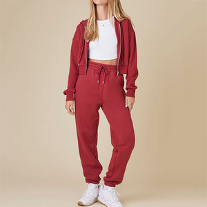 Chaqueta de Yoga de punto de invierno para mujer, Sudadera con capucha informal con cremallera y viento para deportes al aire libre, logotipo de Fitness en la parte delantera personalizado - Product Image 5