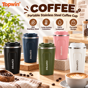 Vente chaude, thermos de haute qualité avec logo personnalisé, boîte cadeau, bouteille à café, tasse, thermos, vide, en acier inoxydable 304, double paroi - Product Image 1