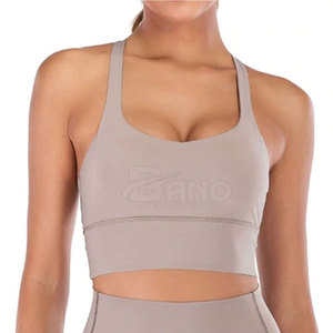 Conjunto de Yoga de mujer liso hecho a medida de alta calidad precio al por mayor conjunto de Yoga de mujer hecho en Pakistán - Product Image 2